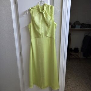 Banana Republic Light Yellow Midi Dress